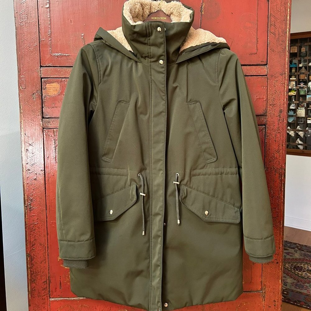 ZARA Sherpa Lined Parka - S